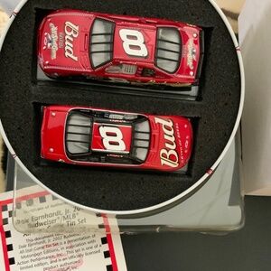Vintage Dale Earnhardt, Jr. 2002 Budweiser/MLB All-Star Game Tin Set